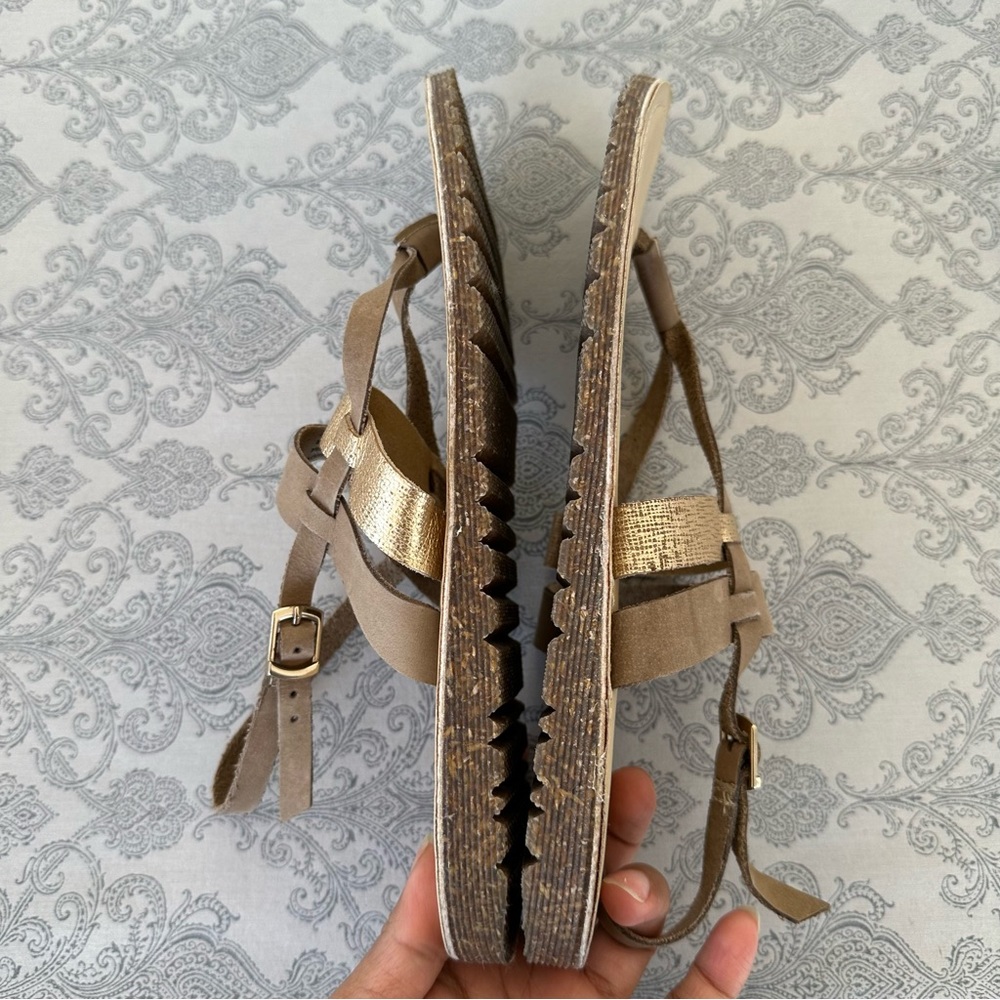 Diba True Simon Says Leather Flat Sandals - Picture 3 of 10